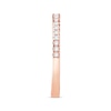 Thumbnail Image 2 of Colorless Diamond Band 1/4 ct tw Round-cut 14K Rose Gold