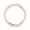 Thumbnail Image 2 of Colorless Diamond Band 1/4 ct tw Round-cut 14K Rose Gold