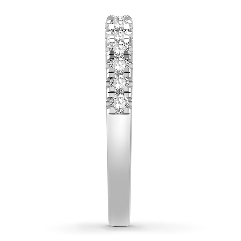Main Image 3 of Colorless Diamond Anniversary Band 1/2 ct tw 14K White Gold