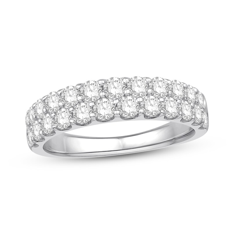 Diamond Anniversary Band 1-1/2 ct tw Round 14K White Gold