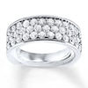 Thumbnail Image 0 of Diamond Anniversary Band 1-1/2 ct tw Round 18K White Gold