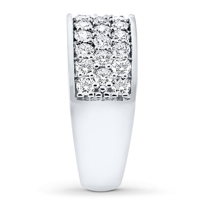 Diamond Anniversary Band 1-1/2 ct tw Round 18K White Gold