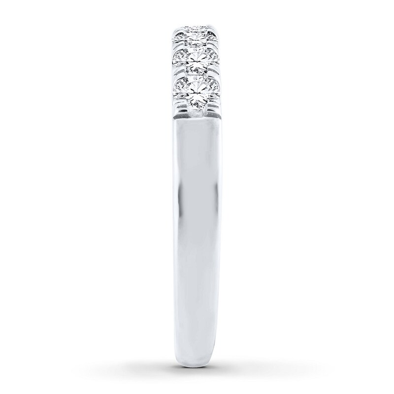 Main Image 3 of Diamond Anniversary Band 1/2 ct tw Round 18K White Gold