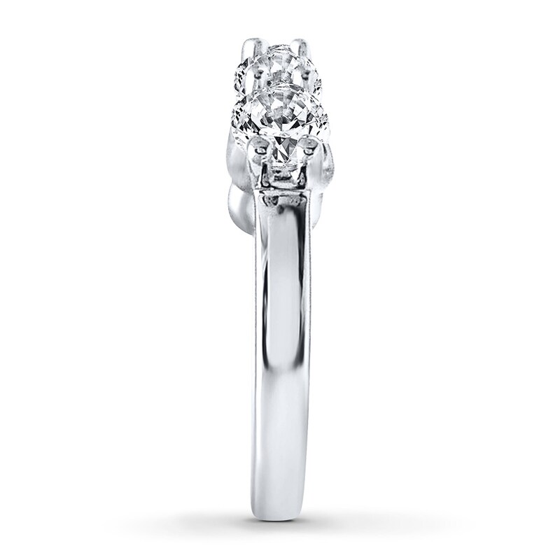 Main Image 3 of Diamond Anniversary Ring 1-5/8 ct tw Round-cut 14K White Gold