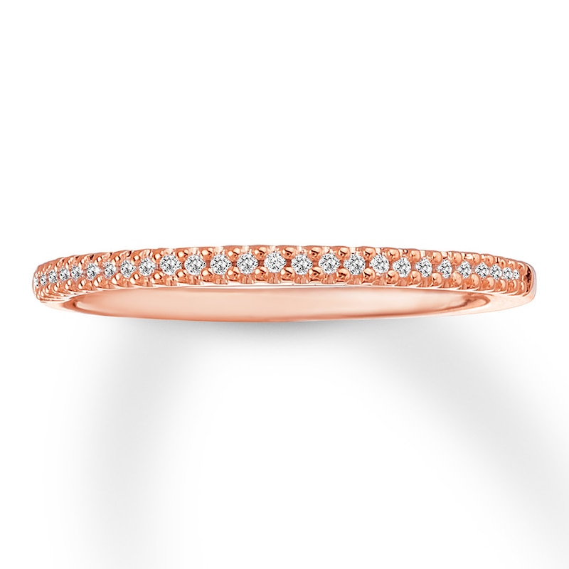 Main Image 1 of Diamond Anniversary Band 1/15 ct tw Round-cut 14K Rose Gold