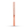 Thumbnail Image 3 of Diamond Anniversary Band 1/15 ct tw Round-cut 14K Rose Gold