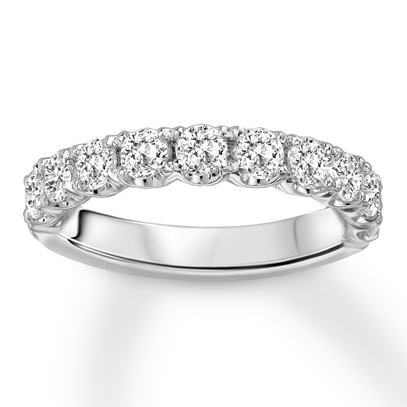 Diamond Anniversary Band 1 carat tw Round-cut 14K White Gold