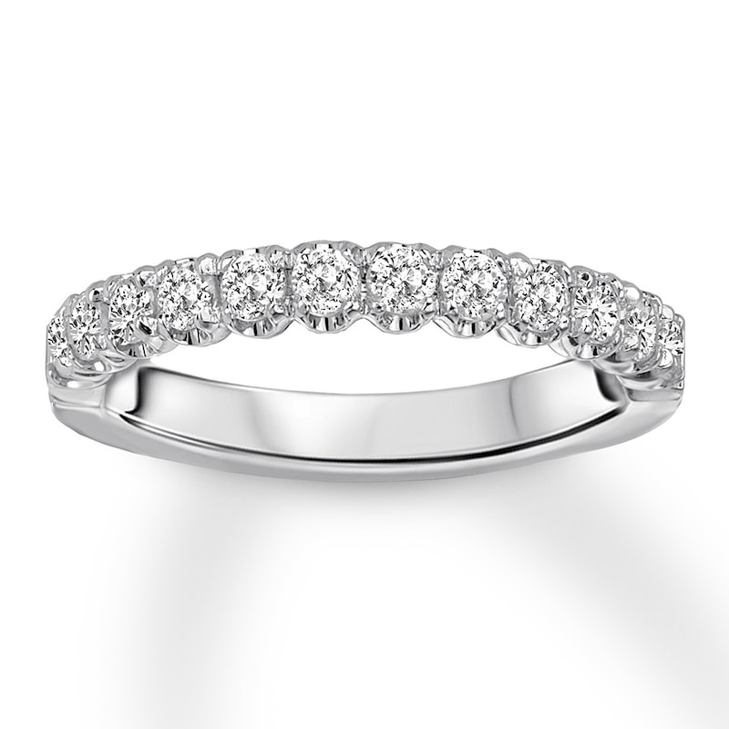 Diamond Anniversary Band 1/2 ct tw Round-cut 14K White Gold