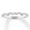 Thumbnail Image 0 of Diamond Anniversary Band 1/8 ct tw Round-cut 10K White Gold