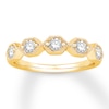 Thumbnail Image 0 of Diamond Anniversary Ring 1/2 ct tw Round-cut 10K Yellow Gold