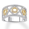 Thumbnail Image 0 of Diamond Anniversary Band 1/2 ct tw Round-cut 14K Two-Tone Gold