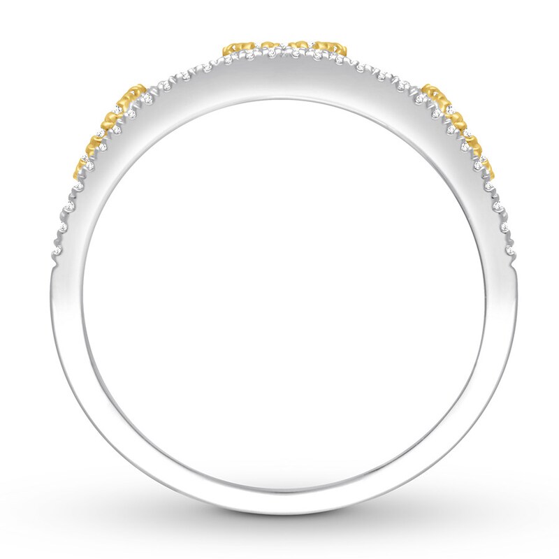 Diamond Anniversary Band 1/2 ct tw Round-cut 14K Two-Tone Gold