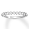 Thumbnail Image 1 of Diamond Anniversary Ring 1/2 ct tw Round-cut 14K White Gold