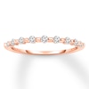 Thumbnail Image 1 of Diamond Anniversary Ring 1/6 carat tw Round 10K Rose Gold