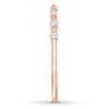 Thumbnail Image 3 of Diamond Anniversary Ring 1/6 carat tw Round 10K Rose Gold