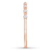 Thumbnail Image 2 of Diamond Anniversary Ring 1/6 carat tw Round 10K Rose Gold