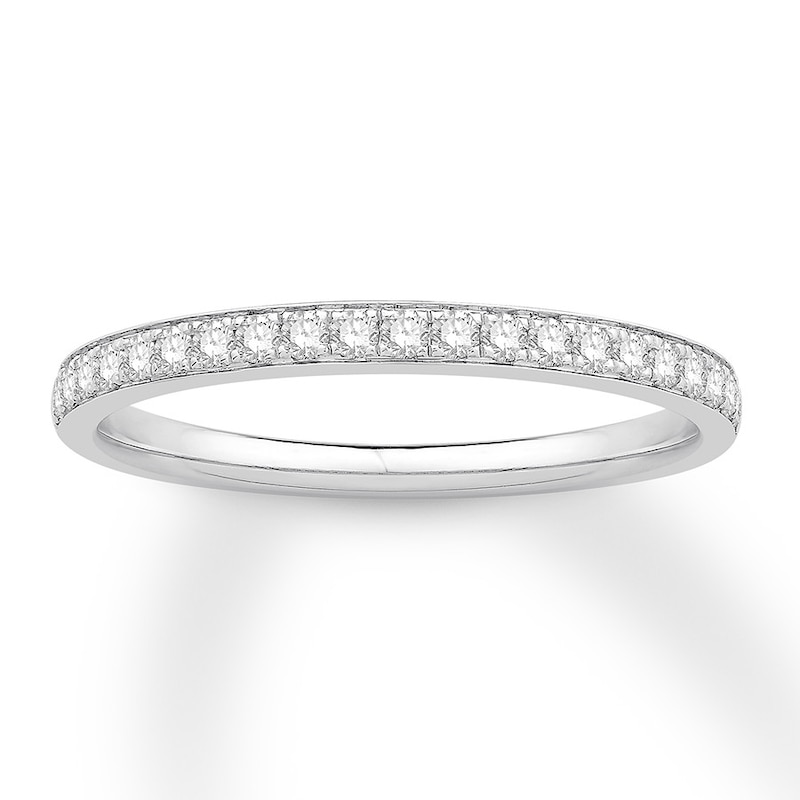 Colorless Diamond Anniversary Band 1/4 ct tw 14K White Gold