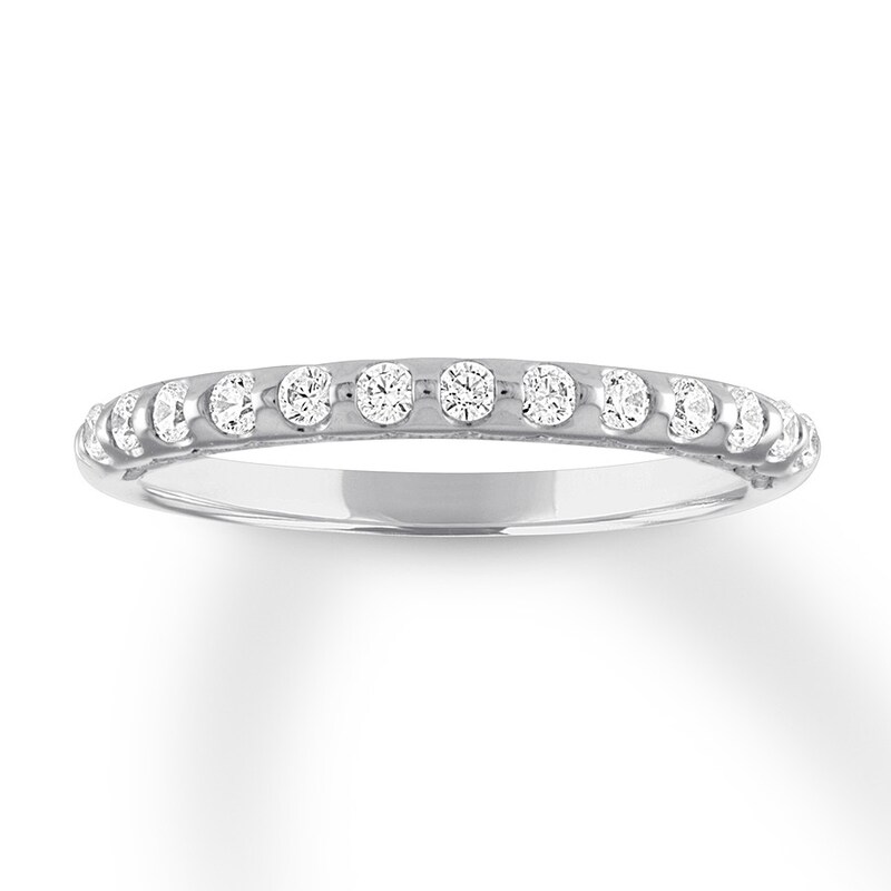 Main Image 1 of Diamond Anniversary Band 1/4 ct tw Round 10K White Gold