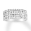 Thumbnail Image 1 of Diamond Anniversary Band 1-1/4 ct tw Ideal-cut 18K White Gold