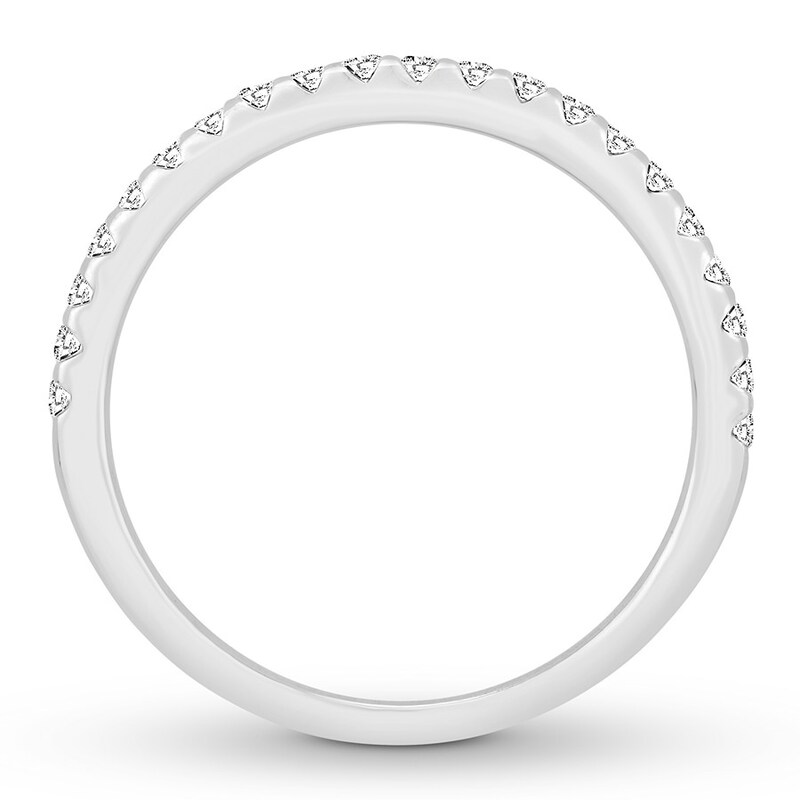 Diamond Anniversary Ring 1/4 carat tw Round 14K White Gold