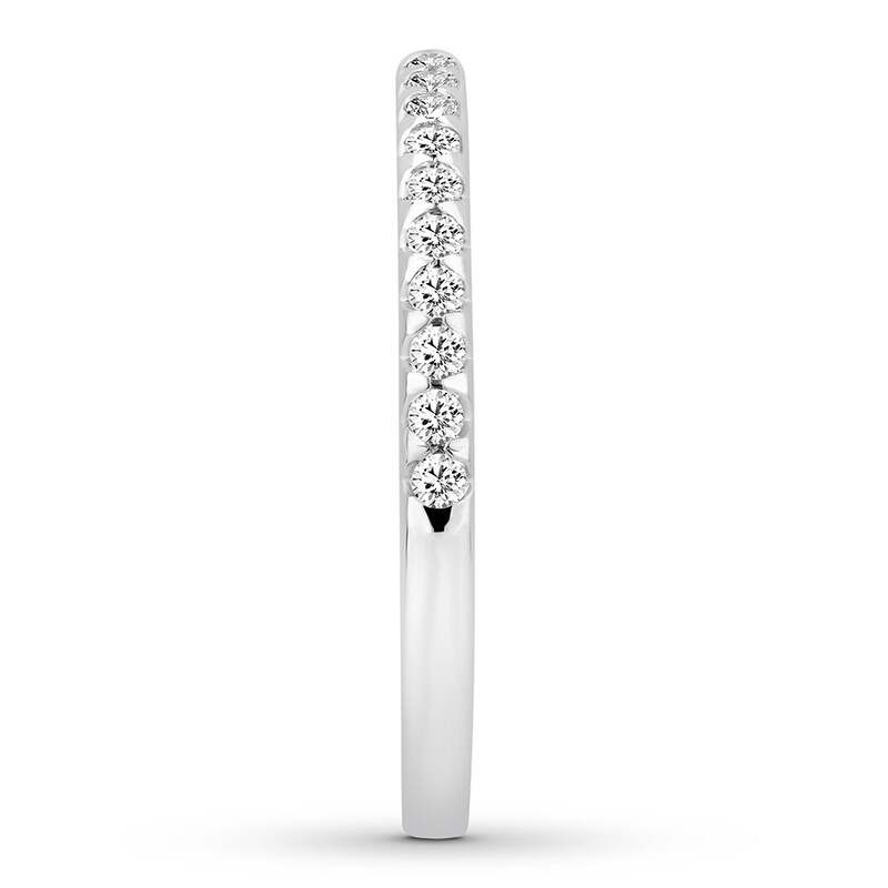 Main Image 3 of Diamond Anniversary Ring 1/4 carat tw Round 14K White Gold