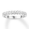 Thumbnail Image 0 of Diamond Anniversary Ring 1/2 carat tw Round 14K White Gold