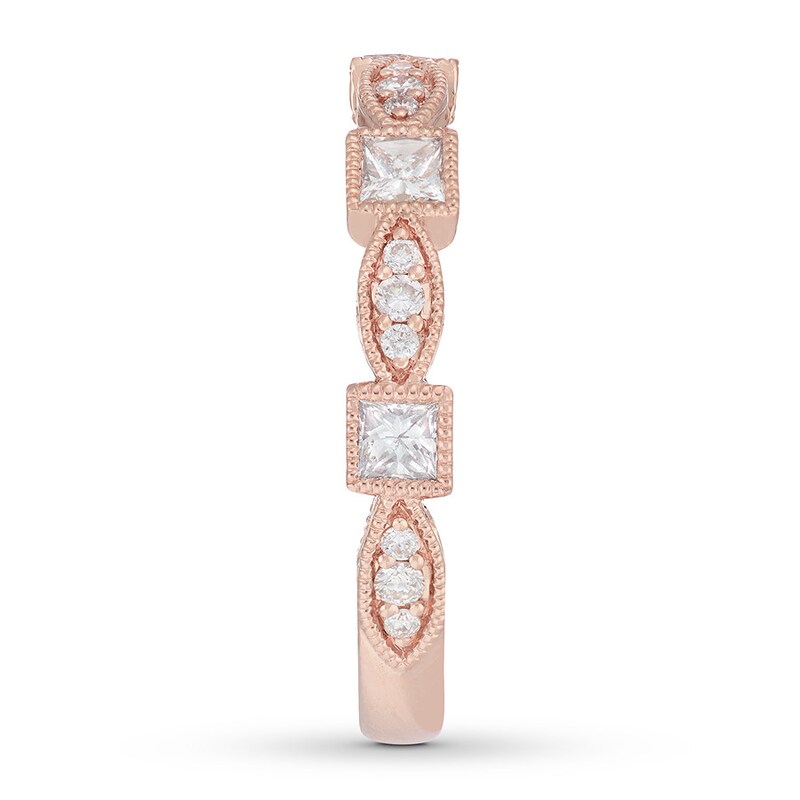 Neil Lane Diamond Band 5/8 ct tw Round/Princess 14K Rose Gold