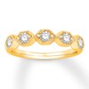 Thumbnail Image 1 of Diamond Anniversary Ring 1/2 ct tw Round-cut 10K Yellow Gold