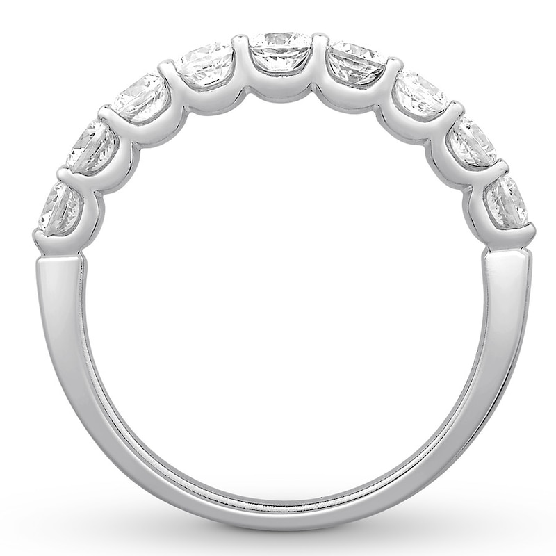 Colorless Diamond Anniversary Ring 1 carat tw 14K White Gold