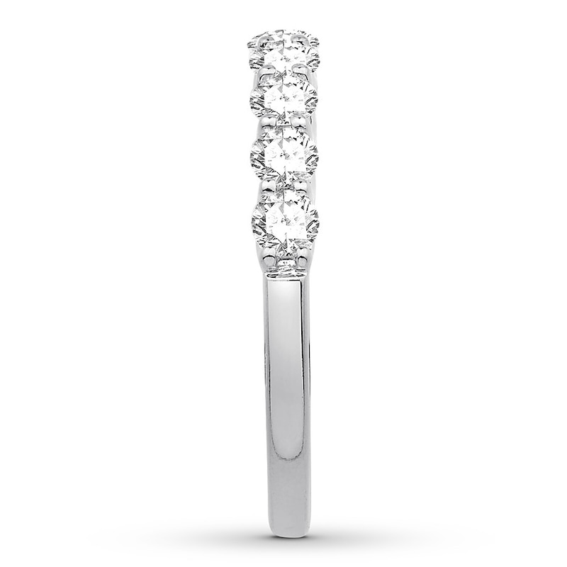 Colorless Diamond Anniversary Ring 1 carat tw 14K White Gold