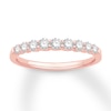 Thumbnail Image 0 of Colorless Diamond Anniversary Ring 1/2 carat tw 14K Rose Gold