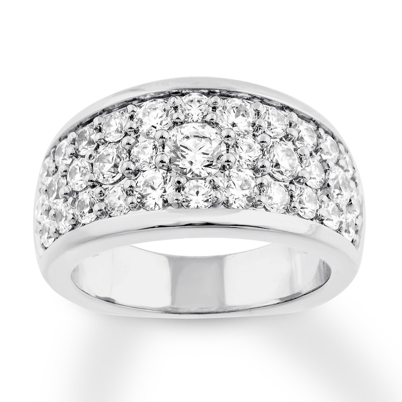 Diamond Anniversary Band 2 ct tw Round 18K White Gold