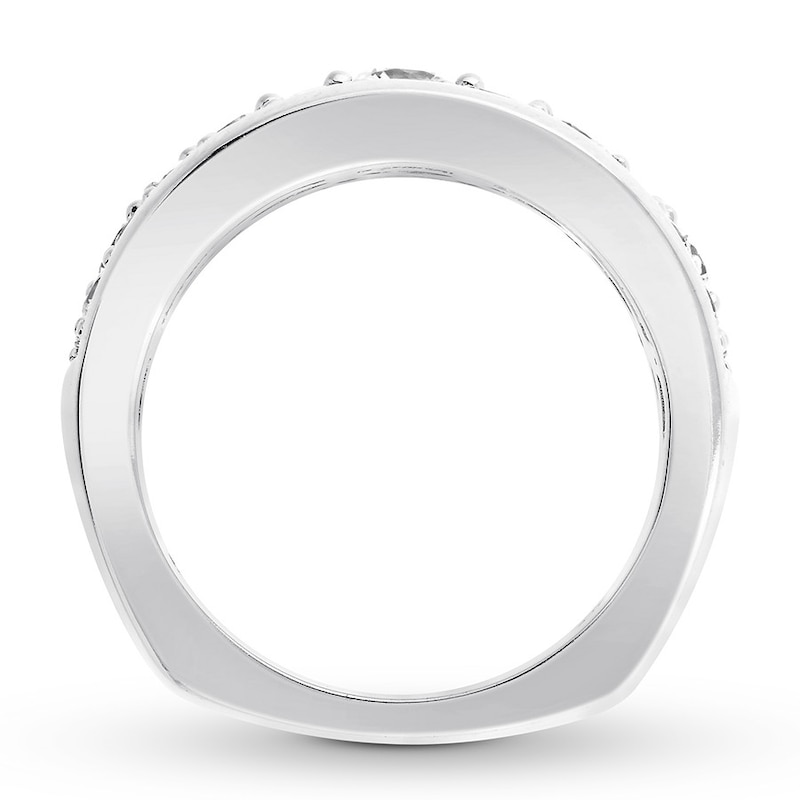 Diamond Anniversary Band 2 ct tw Round 18K White Gold