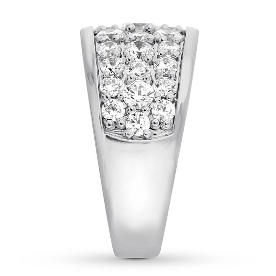 Hearts Desire Anniversary Band 2 ct tw Diamonds 18K White Gold