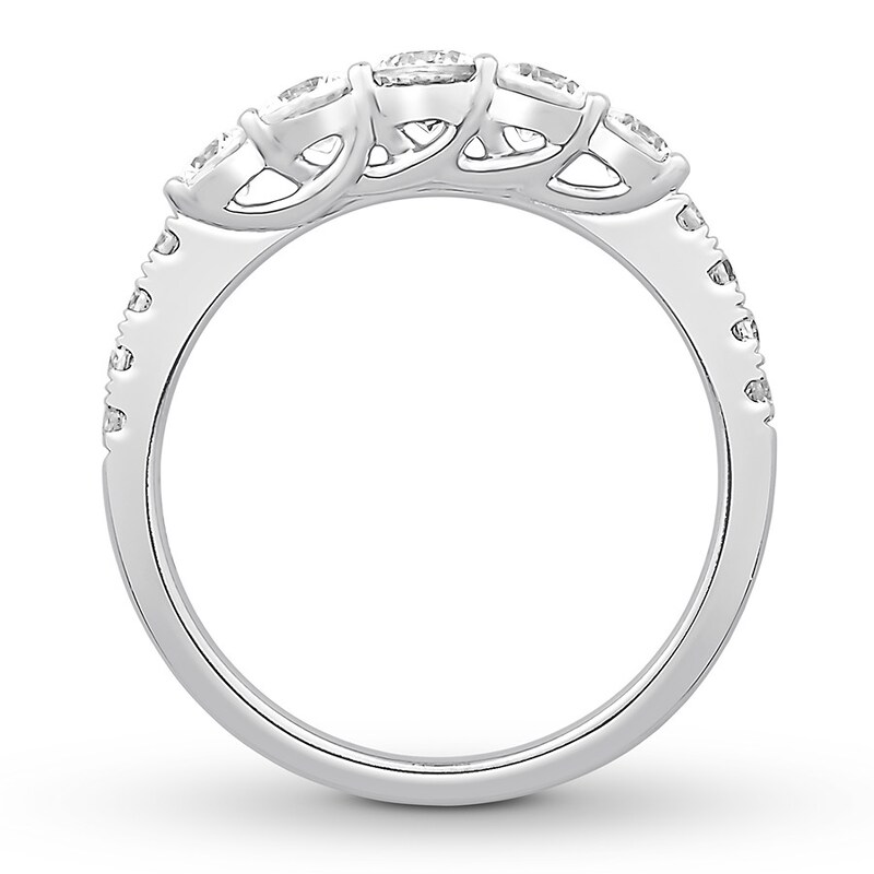 Colorless Diamond Anniversary Band 1/2 ct tw 14K White Gold