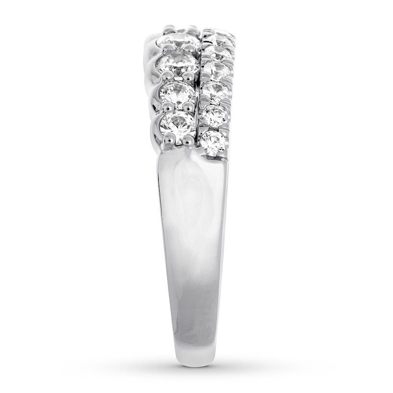 Diamond Anniversary Band 7/8 ct tw Round 18K White Gold