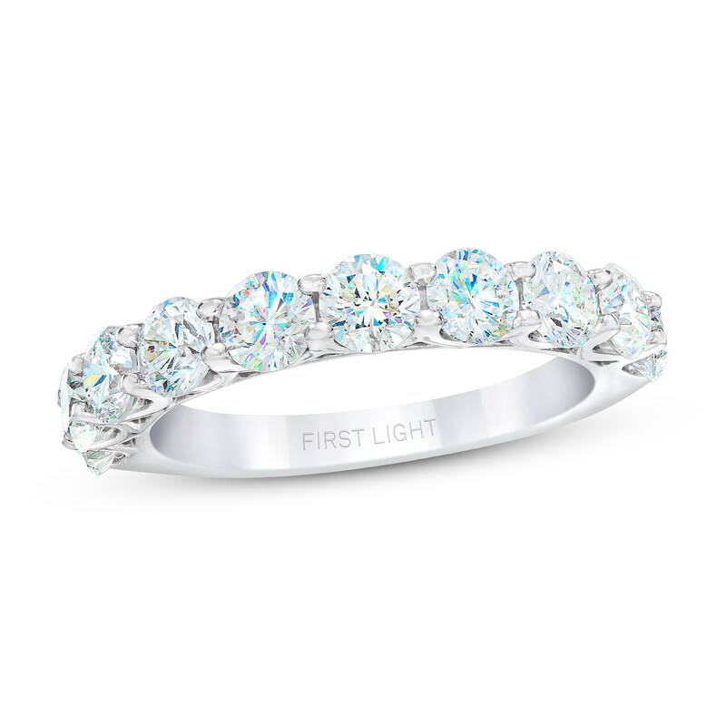 THE LEO First Light Diamond Ring 2 ct tw Round 14K White Gold