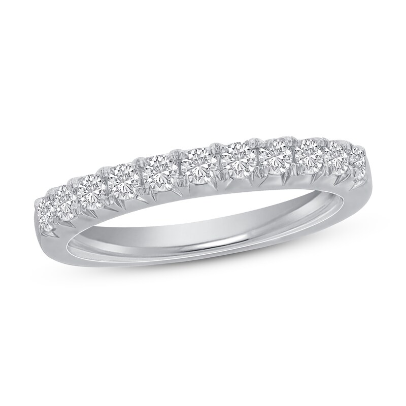 Main Image 1 of Diamond Anniversary Ring 1/2 ct tw Round 14K White Gold