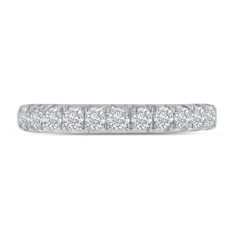 Main Image 3 of Diamond Anniversary Ring 1/2 ct tw Round 14K White Gold