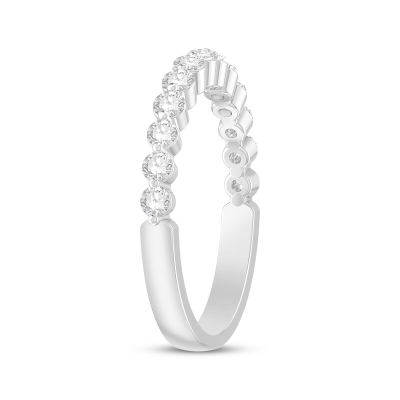 Main Image 2 of Diamond Anniversary Band 1/2 ct tw Round 14K White Gold