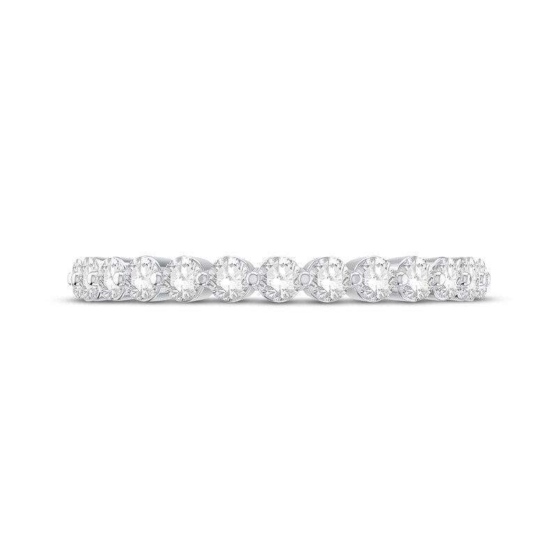 Main Image 3 of Diamond Anniversary Band 1/2 ct tw Round 14K White Gold