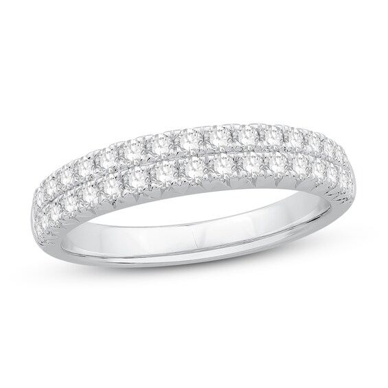Diamond Anniversary Band 34 ct tw Round 14K White Gold