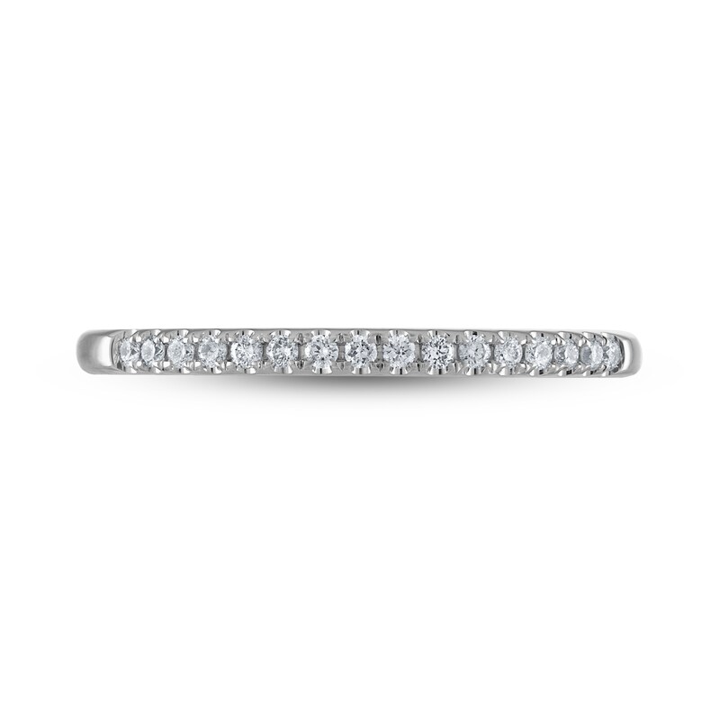 Main Image 3 of Diamond Wedding Band 1/10 ct tw Round 14K White Gold