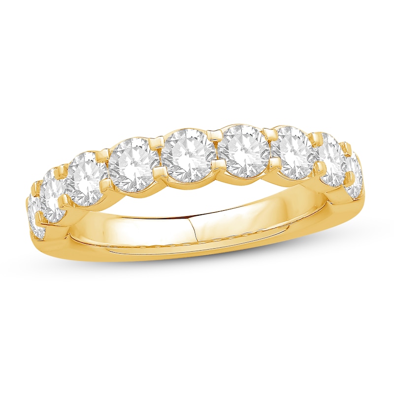 Diamond Anniversary Ring 1-1/2 ct tw Round 14K Yellow Gold