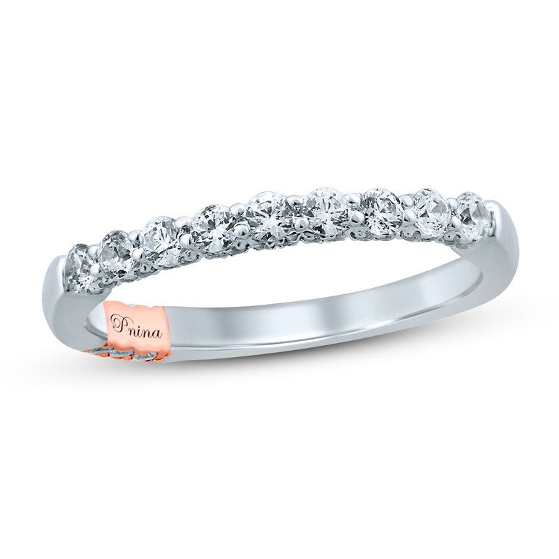 Main Image 1 of Pnina Tornai Finally Yours Diamond Anniversary Ring 1/2 ct tw Round 14K White Gold