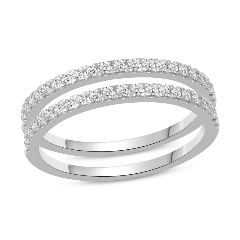Main Image 1 of Diamond Double Wedding Band Set 1/4 ct tw 14K White Gold