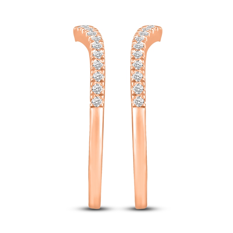 Main Image 2 of Diamond Double Wedding Band Set 1/4 ct tw 14K Rose Gold
