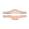 Thumbnail Image 3 of Diamond Double Wedding Band Set 1/4 ct tw 14K Rose Gold
