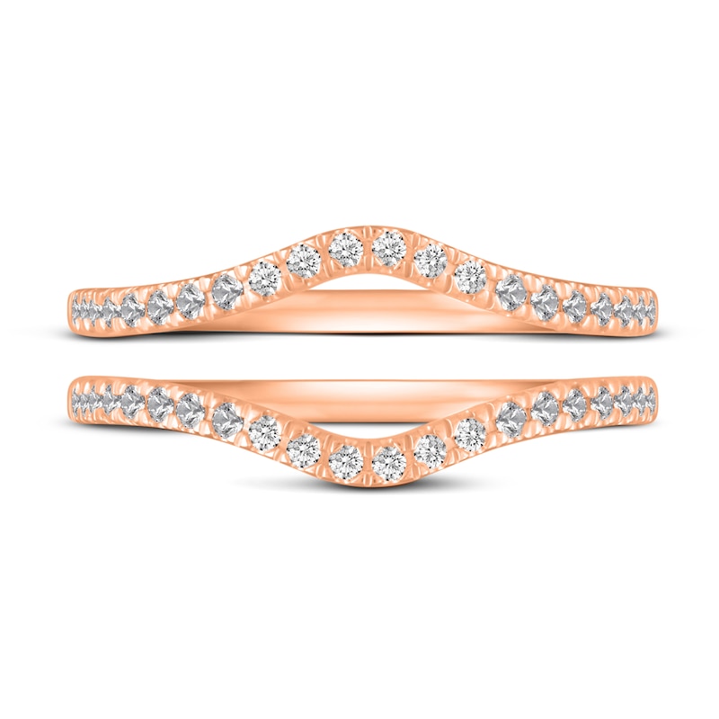 Main Image 3 of Diamond Double Wedding Band Set 1/4 ct tw 14K Rose Gold