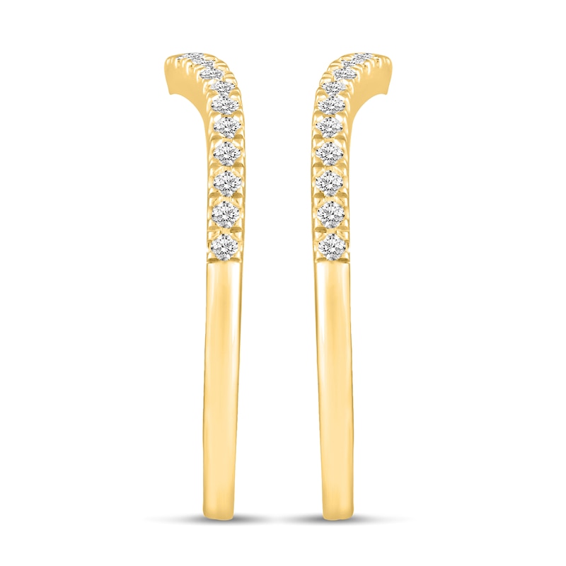 Main Image 2 of Diamond Double Wedding Band Set 1/4 ct tw 14K Yellow Gold
